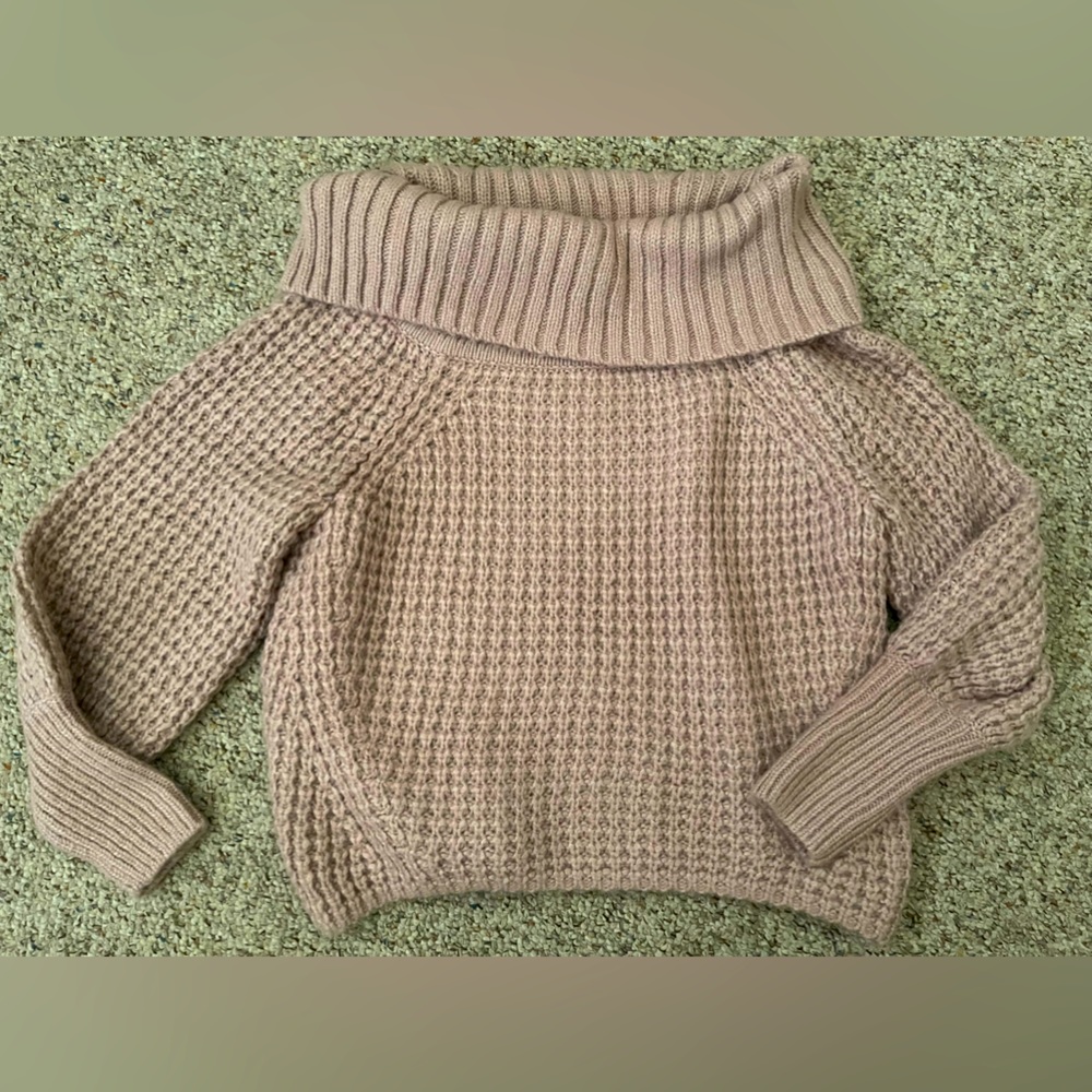 Express Knit Cowl Neck Sweater